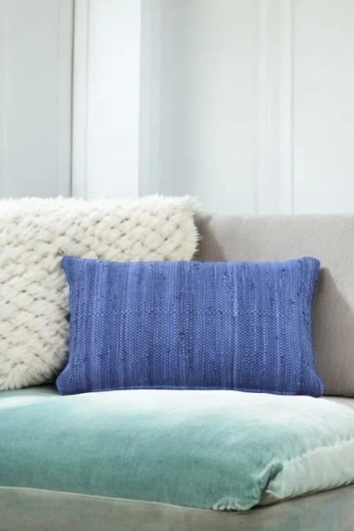 Pillowpia Chindi Lumbar Pillow Cover In Blue