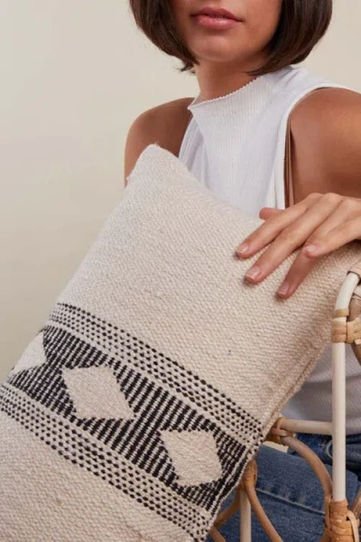 Pillowpia Gemma Lumbar Pillow Cover In Neutral