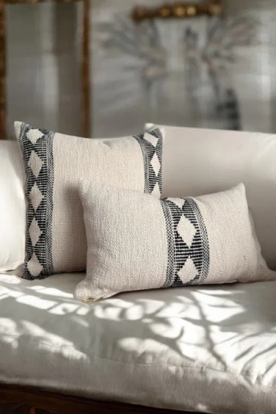 Pillowpia Gemma Lumbar Pillow Cover In Neutral