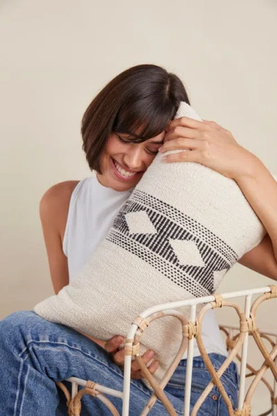 Pillowpia Gemma Lumbar Pillow Cover In Neutral