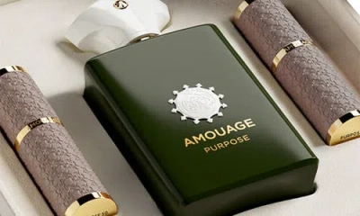 Amouage Purpose Exceptional 3-piece Fragrance Gift Set In Transparent