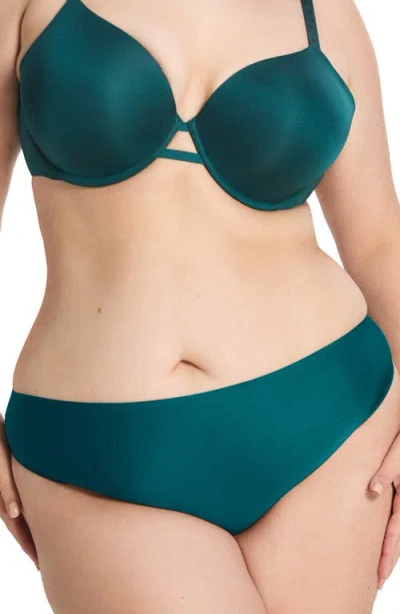 Savage X Fenty Microfiber No-show Thong In Green