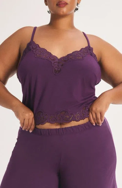 Savage X Fenty Swirly Girly Pajama Camisole In Purple
