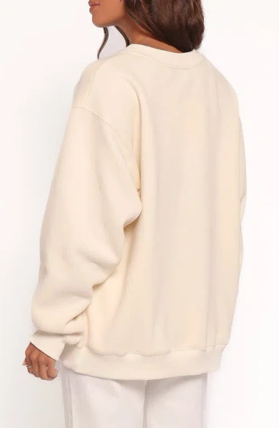 Petal And Pup Petal & Pup Flower Garden Graphic Sweatshirt In White