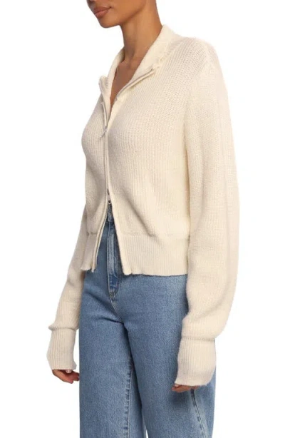 Petal And Pup Petal & Pup Kourtney Rib Zip Cardigan In Animal Print