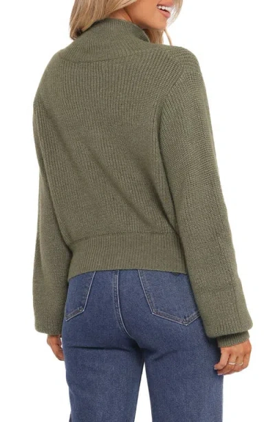 Petal And Pup Petal & Pup Kourtney Rib Zip Cardigan In Multi