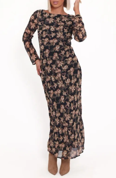 Petal And Pup Petal & Pup Joran Floral Long Sleeve Dress In Multi