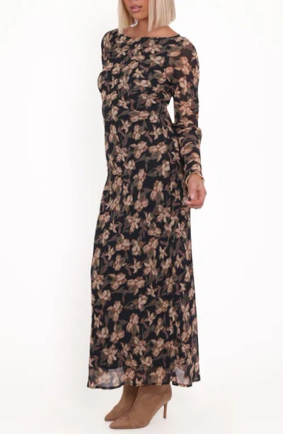 Petal And Pup Petal & Pup Joran Floral Long Sleeve Dress In Multi