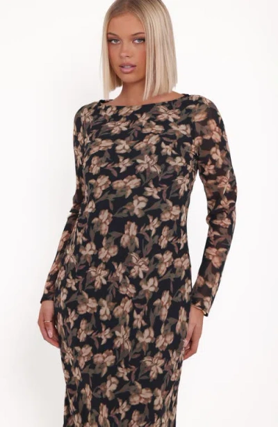 Petal And Pup Petal & Pup Joran Floral Long Sleeve Dress In Multi