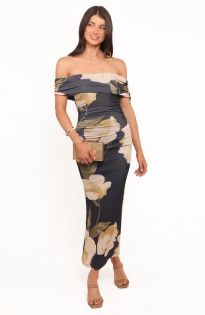 Petal And Pup Petal & Pup Koda Floral Off The Shoulder Dress In Multi