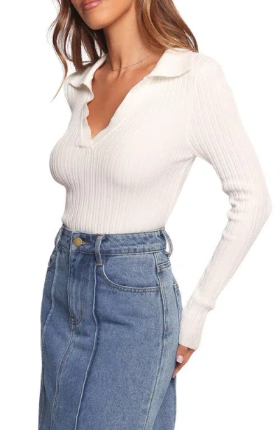 Petal And Pup Petal & Pup Emmerson Rib Collared Sweater In Multi