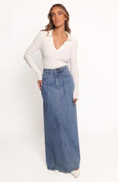 Petal And Pup Petal & Pup Emmerson Rib Collared Sweater In Multi