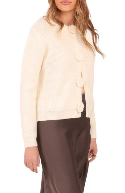 Petal And Pup Petal & Pup Jones Rosette Cardigan In White