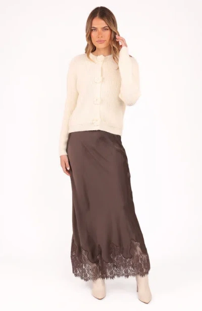 Petal And Pup Petal & Pup Jones Rosette Cardigan In White