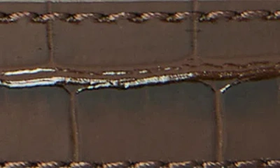 B-low The Belt Briar Croco-embossed Leather Belt In Brown