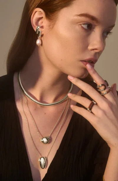 Lady Grey Relic Pendant Necklace In Silver