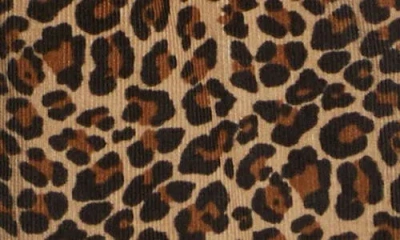 Mini Boden Kids' Leopard Print Corduroy Overalls In Brown