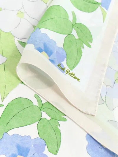 Lost Pattern Nyc Rosebay Silk Bandana Scarf In Multi