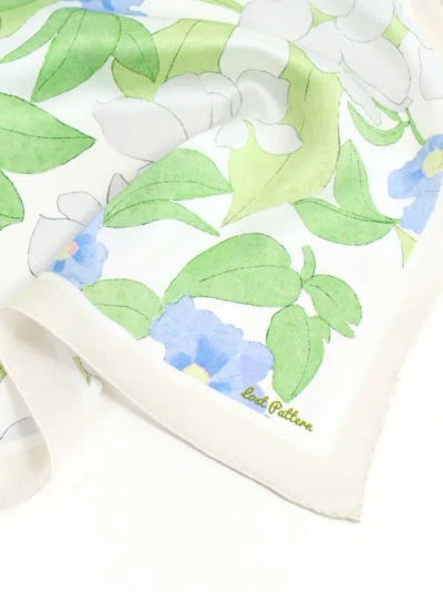 Lost Pattern Nyc Rosebay Silk Bandana Scarf In Multi