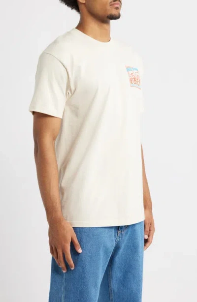 Obey State Of Mind Cotton Graphic T-shirt In White
