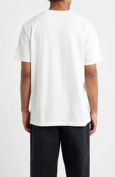 Obey Mid Nite Crisis Cotton Graphic T-shirt In White