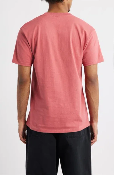 Obey Improvisation Cotton Graphic T-shirt In Red