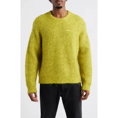 Obey Dexter Relaxed Sweater In Yellow