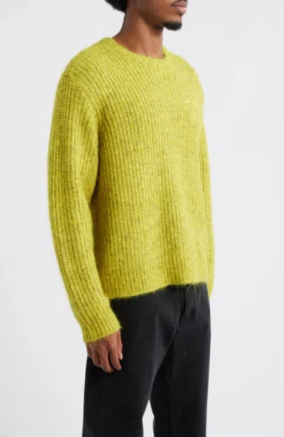 Obey Dexter Relaxed Sweater In Yellow