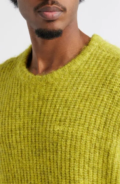 Obey Dexter Relaxed Sweater In Yellow