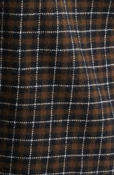 Obey Adams Plaid Long Sleeve Flannel Long Sleeve Camp Shirt In Gray