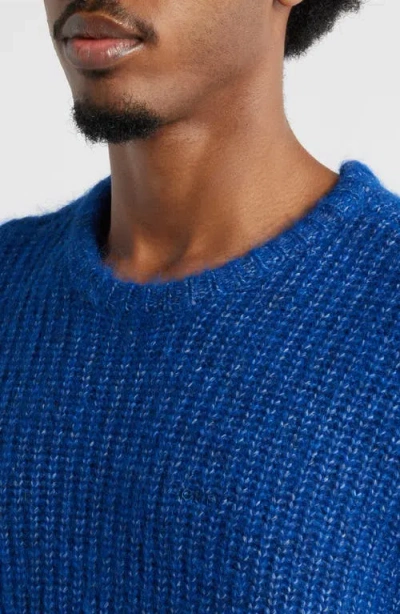 Obey Dexter Relaxed Sweater In Blue