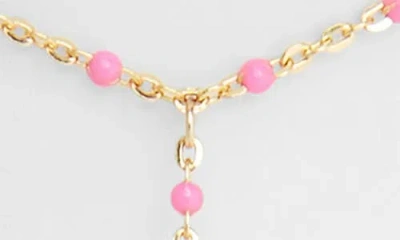 Nashelle Iris Bead Hand Chain