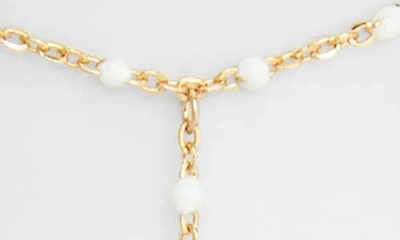 Nashelle Iris Bead Hand Chain