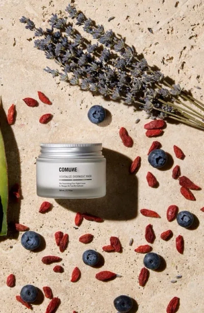 Comune White Revitalize Overnight Mask In Transparent