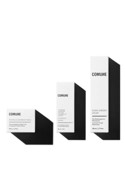 Comune Revitalizing Day And Night Skincare Trio