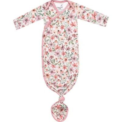 Copper Pearl Natalie Knotted Gown In Pink