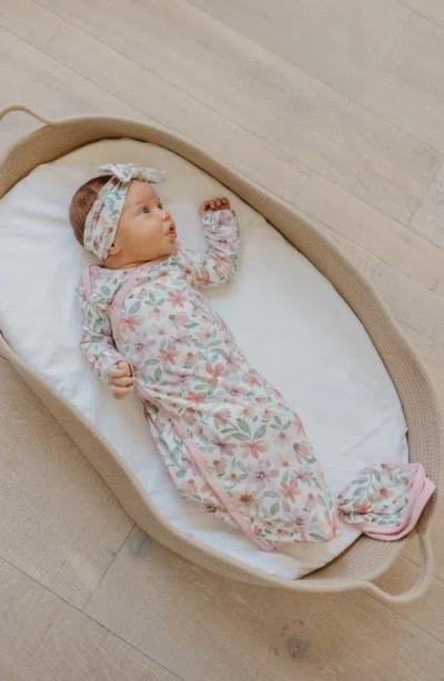 Copper Pearl Natalie Knotted Gown In Pink