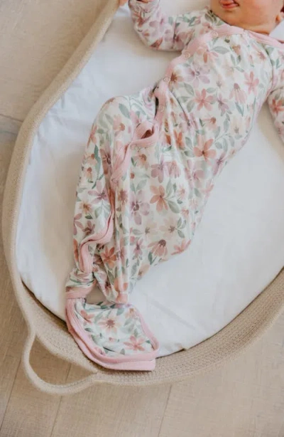 Copper Pearl Natalie Knotted Gown In Pink