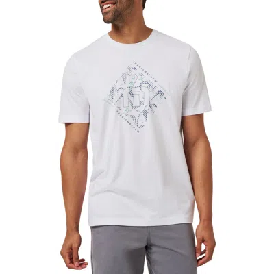 Travismathew Rainforest Canopy Graphic T-shirt In White