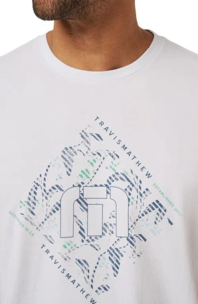 Travismathew Rainforest Canopy Graphic T-shirt In White