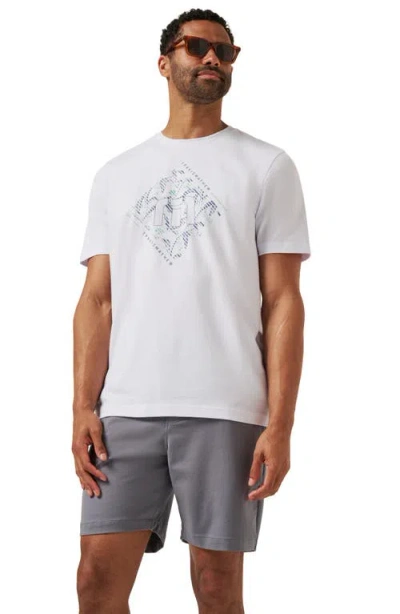 Travismathew Rainforest Canopy Graphic T-shirt In White
