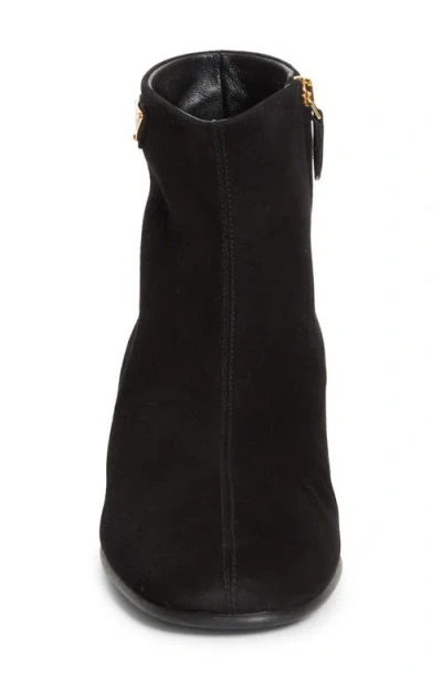 Prada Triangle-logo Zip Ankle Boots In Black