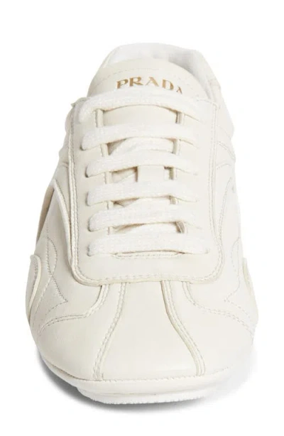 Prada Montecarlo Re-edition 2005 Nappa Leather Sneakers In Gray