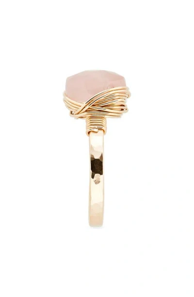 Nashelle Semiprecious Stone Wire-wrapped Ring