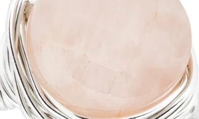 Nashelle Semiprecious Stone Wire-wrapped Ring