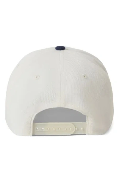 Brixton Crest X Mp Snapback Baseball Cap In Brown