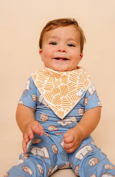 Copper Pearl 4-pack Bandana Bibs In Blue
