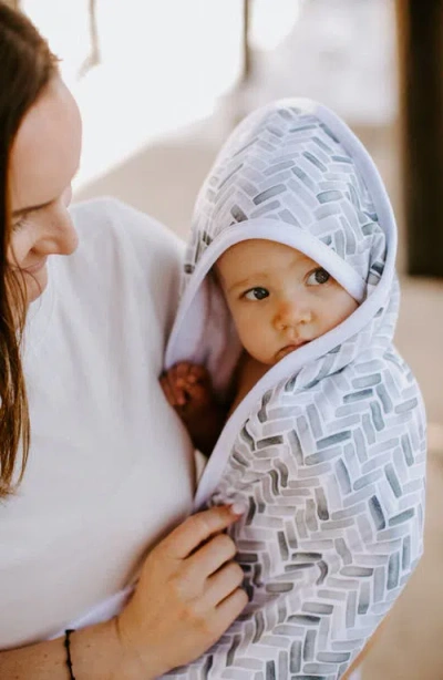Copper Pearl Montana Hooded Towel In Gray