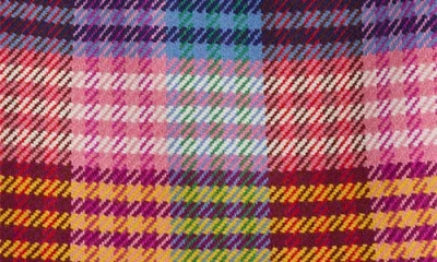 Boden Gia Wool Short Skirt Rainbow Blanket Multigingham