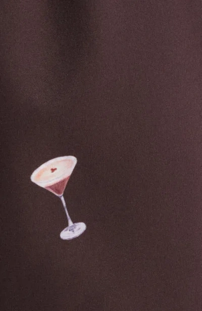 Mavrans Espresso Martini Swim Trunks In Brown